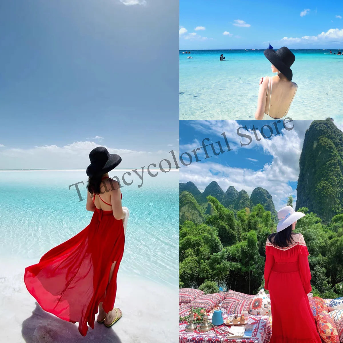 Elegant Hepburn Style Straw Hat