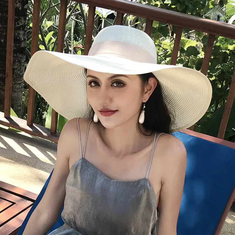 Foldable Summer Beach Straw Hat