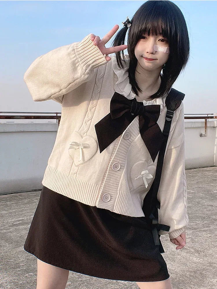 Kawaii Knitted Cardigan