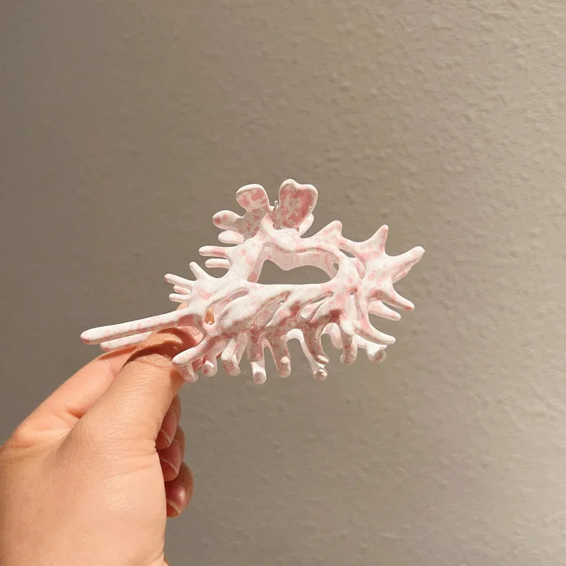 Metal Ocean Conch Hair Claw