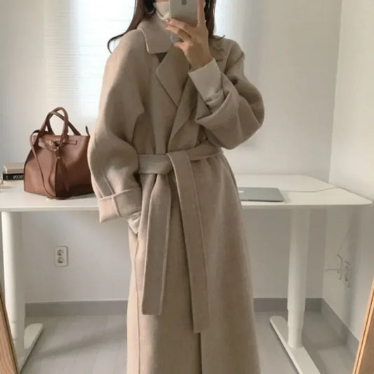 Long Elegant Wool Coat