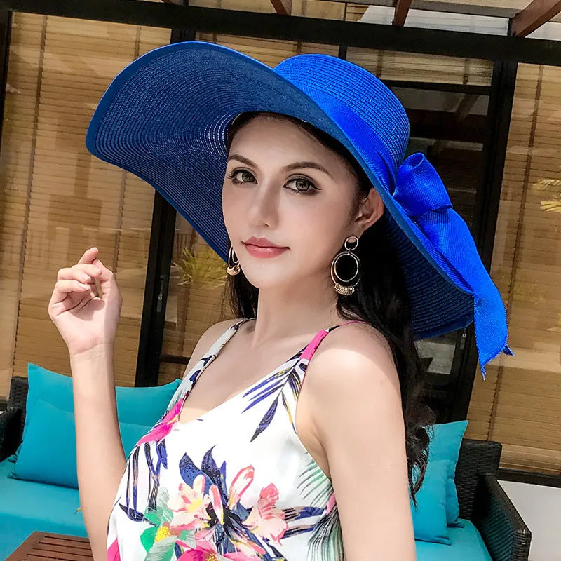 Foldable Summer Beach Straw Hat