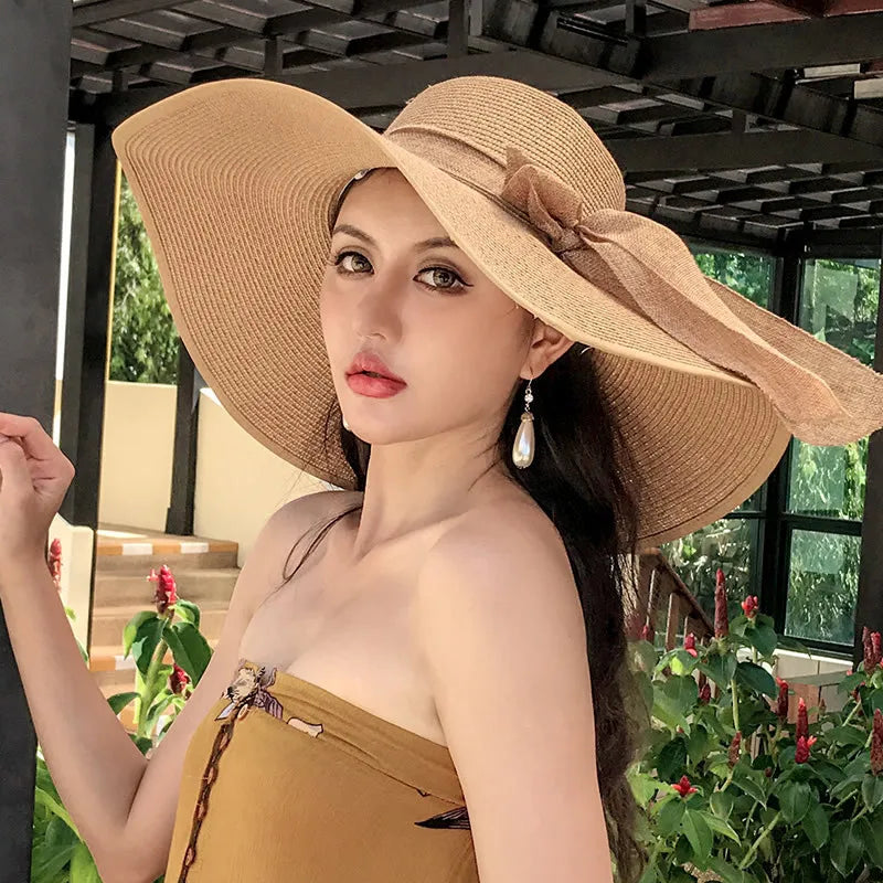 Foldable Summer Beach Straw Hat