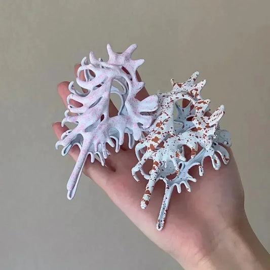 Metal Ocean Conch Hair Claw