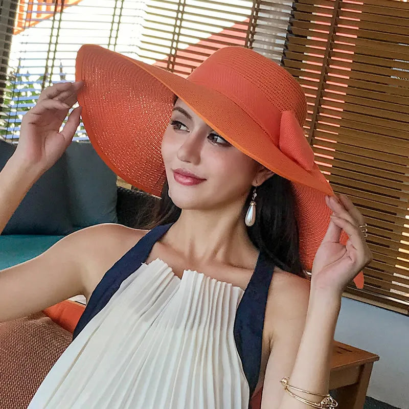 Foldable Summer Beach Straw Hat