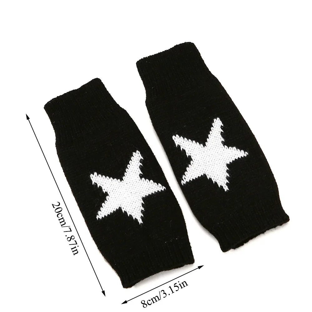 Knitted Star Gloves