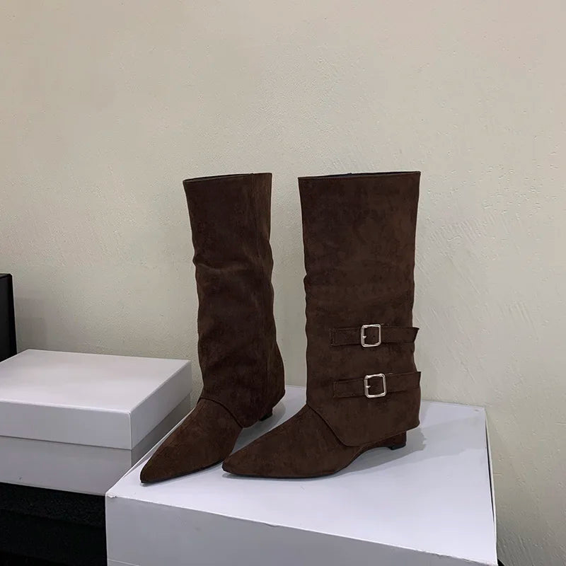 Suede Winter Booties