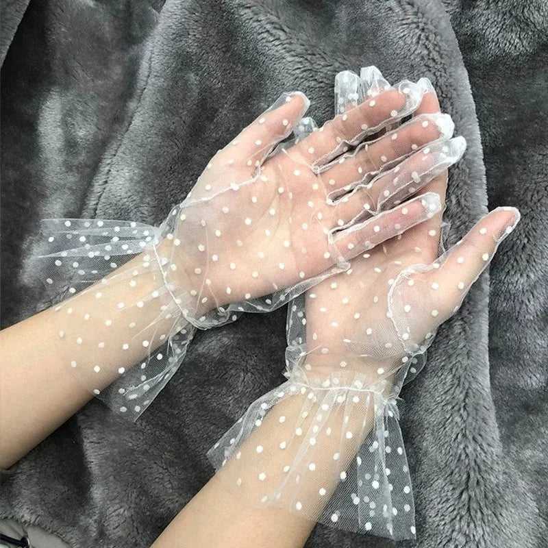 Dot Mesh Gloves