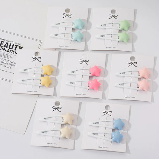 Cute Bubble Star Hairpins