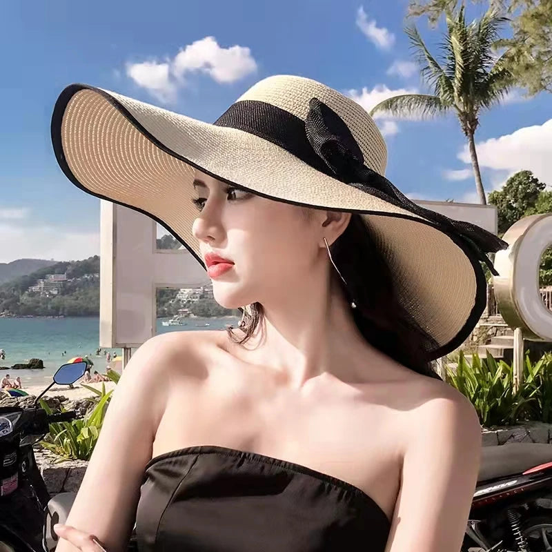 Foldable Summer Beach Straw Hat