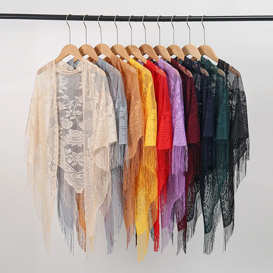 Elegant Triangle Wrap Shawl