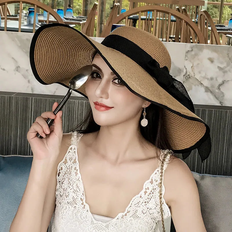 Foldable Summer Beach Straw Hat