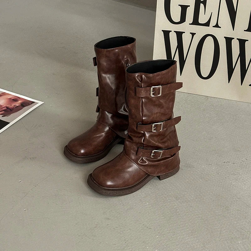 Autumn Vintage Knee High Boots