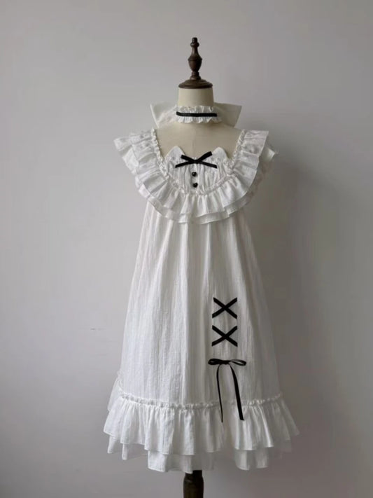 Kawaii Kitty Dress and Bow set