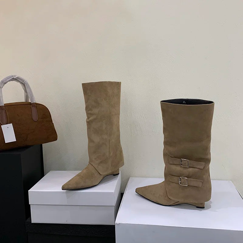 Suede Winter Booties
