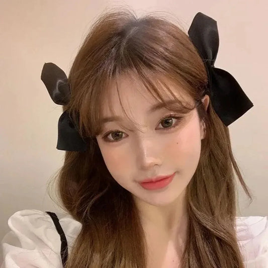 Ribbon Hair Bows Pair