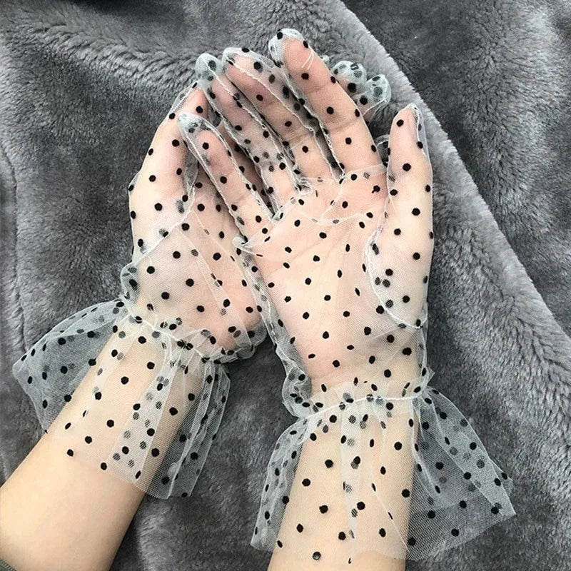 Dot Mesh Gloves