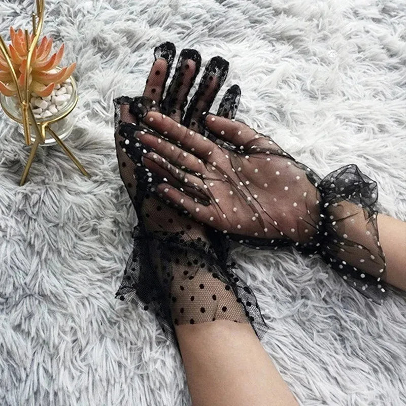 Dot Mesh Gloves