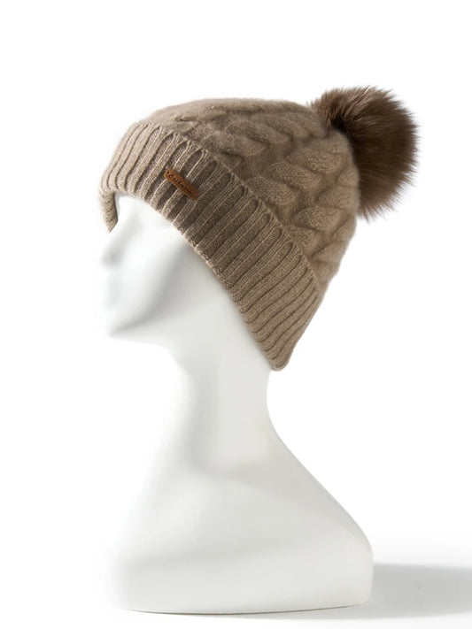 100% Mongolian Cashmere Beanie